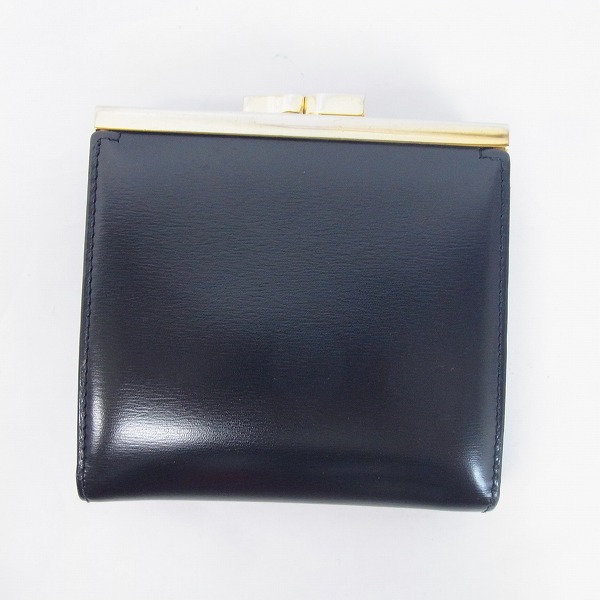 実際に弊社で買取させて頂いたCartier/カルティエ がま口 レザー 2つ折り 財布/ウォレットの画像 1枚目