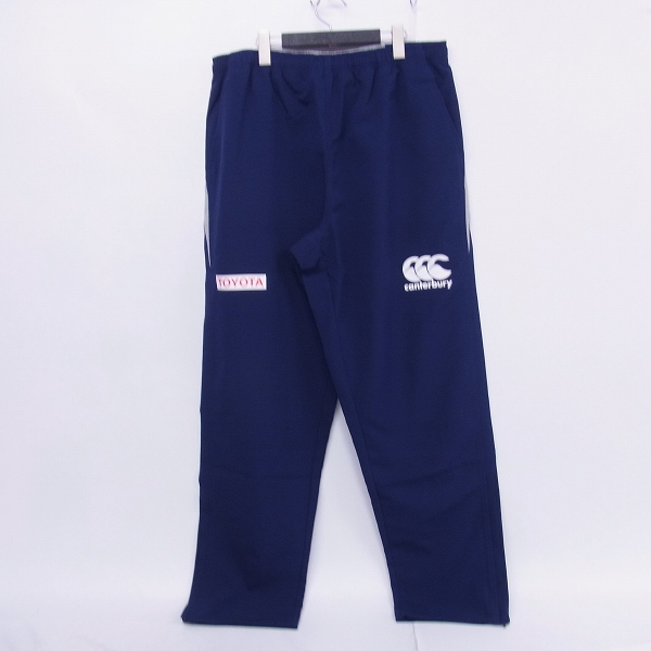 実際に弊社で買取させて頂いた【未使用】CANTERBURY/カンタベリー TOYOTA PRACTICE PANTS パンツ R15520TY ネイビー/グレー/5L