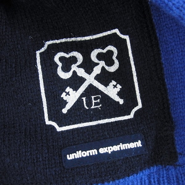 実際に弊社で買取させて頂いたUNIFORM EXPERIMENT/ユニフォームエクスペリメント SIDE PANEL CREW NECK KNIT セーター/1の画像 2枚目