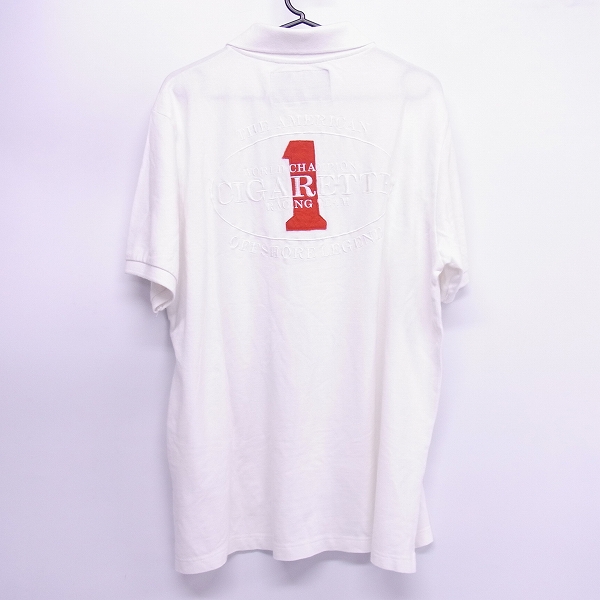 実際に弊社で買取させて頂いたHYDROGEN/ハイドロゲン WORLD CHAMPION CIGARETTE RACING TEAM 半袖 ポロシャツ/XLの画像 1枚目