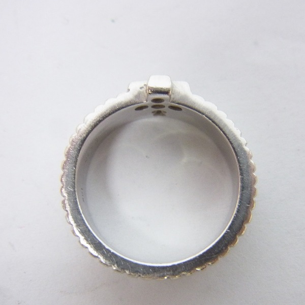 実際に弊社で買取させて頂いたLoree Rodkin/ローリーロドキン 18K クロスリングｗ/ダイヤ 7.5号の画像 2枚目