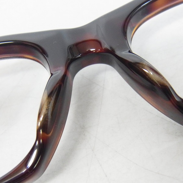 実際に弊社で買取させて頂いたOLIVER GOLDSMITH/オリバーゴールドスミス VICE CONSUL-s Dark Tortoiseshell 眼鏡/メガネフレーム の画像 2枚目