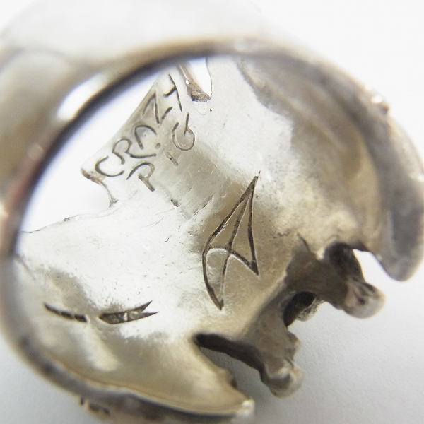 実際に弊社で買取させて頂いたCRAZY PIG DESIGNS/クレイジーピッグ CPD Mascot Skull/CPDマスコットスカル ＃628/20.5-21号の画像 5枚目