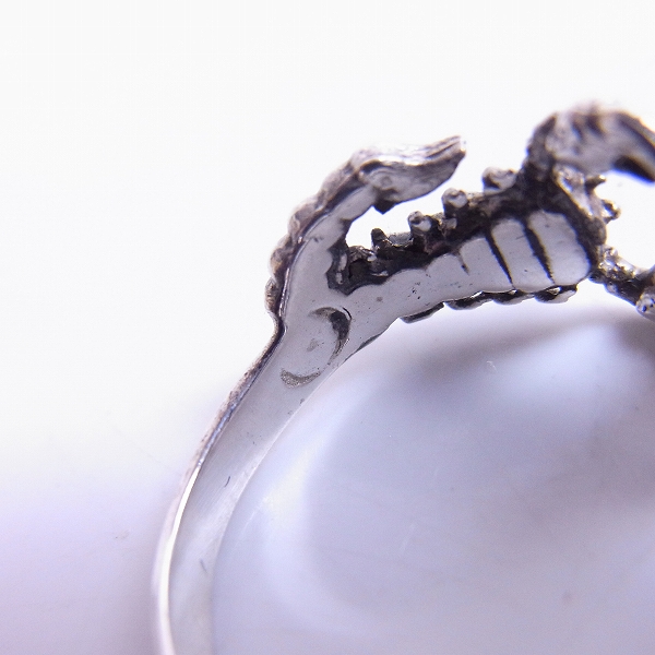 実際に弊社で買取させて頂いたALEX STREETER/アレックスストリーター The Littlest Scorpion Ring/スコーピオンリング 17号の画像 5枚目