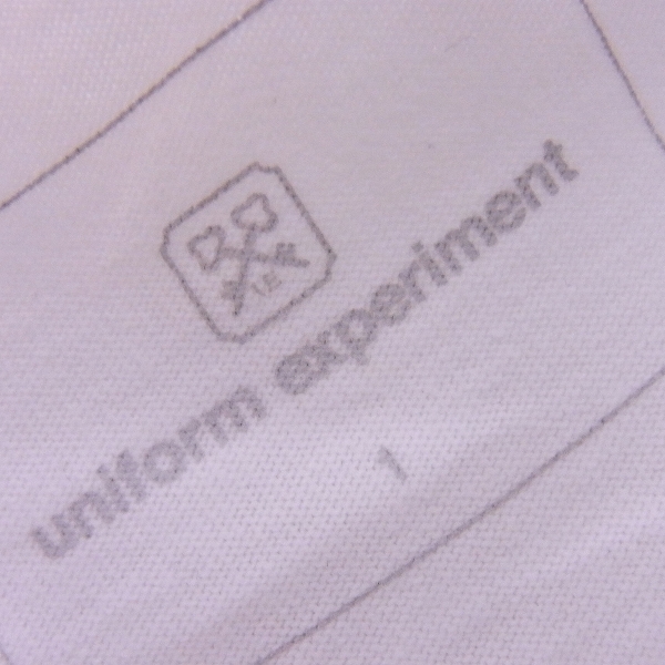 実際に弊社で買取させて頂いたuniform experiment/ユニフォームエクスペリメント SLEEVE STAR ビッグTシャツ/1の画像 2枚目