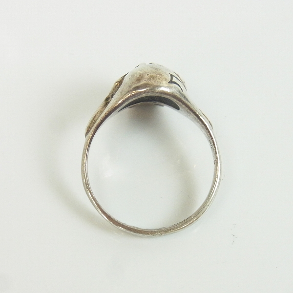 実際に弊社で買取させて頂いた【カスタム】THIRTEEN DESIGNS/13/サーティーンデザインズ MAD SKULL/マッドスカルリング スタンプ/ストーン KR-22の画像 4枚目