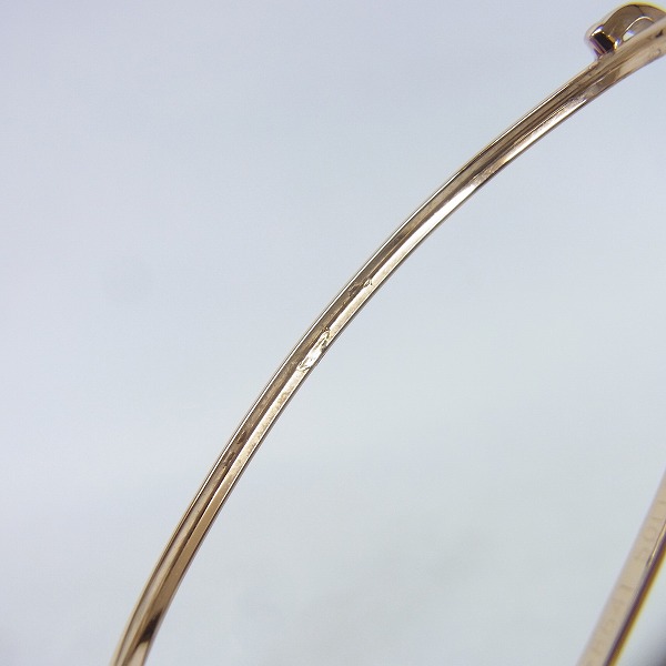 実際に弊社で買取させて頂いたceline/セリーヌ メガネフレーム/眼鏡/アイウェア 12KGF Ti-C/CG8541の画像 7枚目