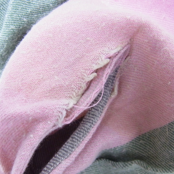 実際に弊社で買取させて頂いたkolor/カラー シルク混 ストライプ柄 長袖シャツ 11SCM-B07112/1の画像 5枚目