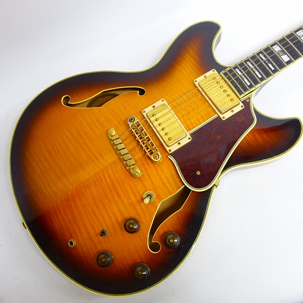 実際に弊社で買取させて頂いた★Ibanez/アイバニーズ 日本製 AS200 セミホロウ セミアコ エレキギターの画像 4枚目