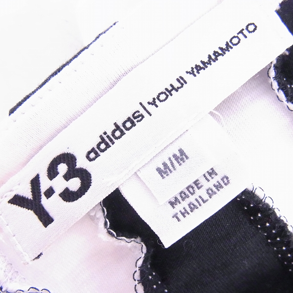 実際に弊社で買取させて頂いたY-3/ワイスリー ヨウジヤマモト×アディダス ストライプ ロンT/カットソー/Mの画像 2枚目