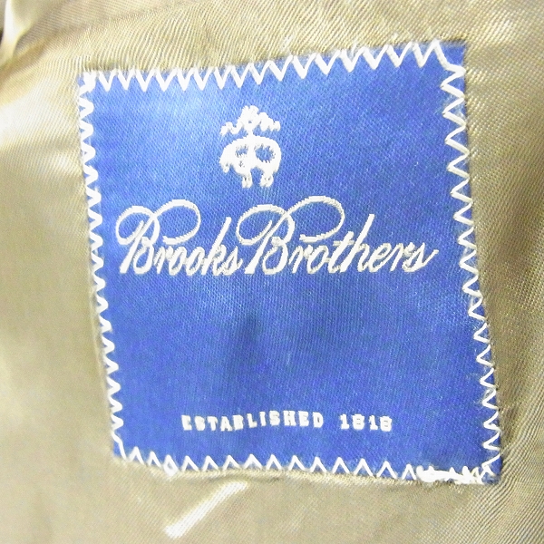 実際に弊社で買取させて頂いたBrooks Brothers/ブルックスブラザーズ ウール 2B ジャケットの画像 2枚目