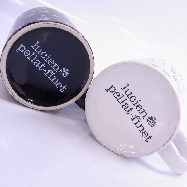 実際に弊社で買取させて頂いたlucien pellat-finet/ルシアンペラフィネ ペアマグカップの画像 3枚目