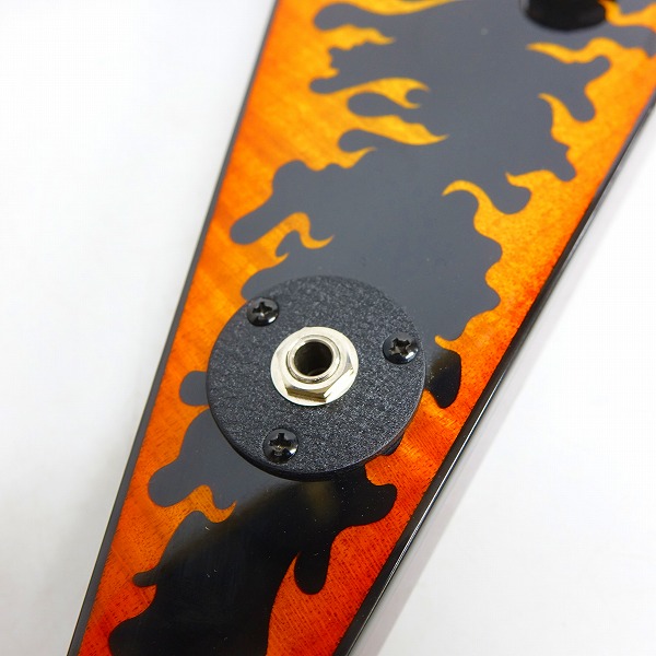 実際に弊社で買取させて頂いた★【若干ノイズ有り】Washburn/ワッシュバーン Dimebolt Dimebag Dime3 Flame ダイムバックダレル エレキギター ハードケース付の画像 4枚目