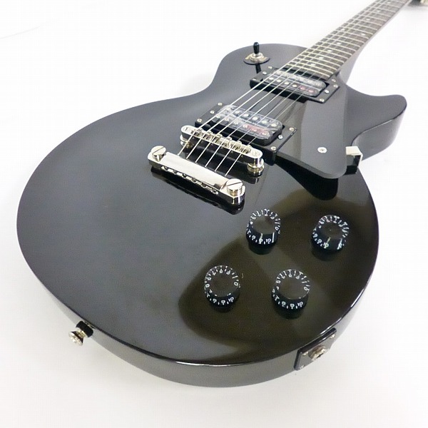 実際に弊社で買取させて頂いた★【動作確認済】Epiphone/エピフォン Les Paul Studio/レスポール スタジオ Ebony ケース付きの画像 4枚目