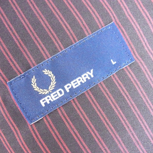 実際に弊社で買取させて頂いたFRED PERRY/フレッドペリー テーラードジャケット グレー Lの画像 2枚目