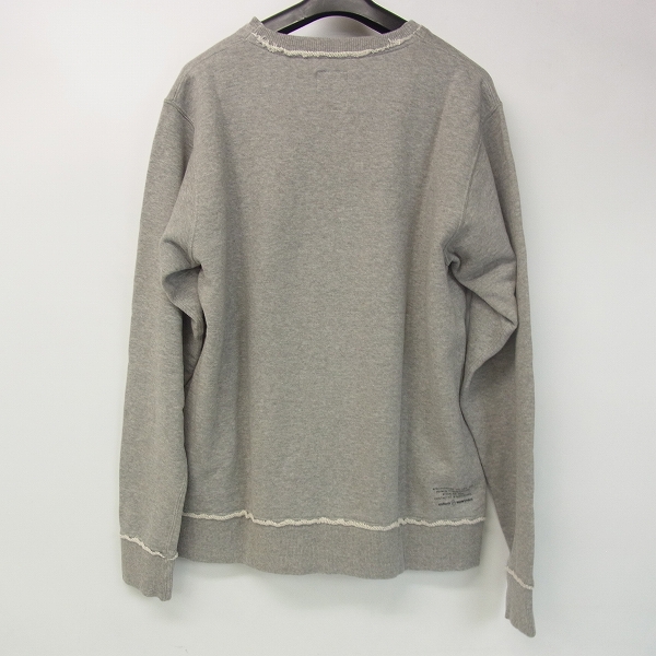 実際に弊社で買取させて頂いた【未使用】UNIFORM EXPERIMENT/ユニフォームエクスペリメント INSIDE OUT PHYSICAL FITNESS CREW NECK SWEAT/1の画像 1枚目