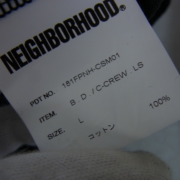 NEIGHBORHOOD/ネイバーフッド B.D. / C-CREW . LS ボーダーロンT/Lの