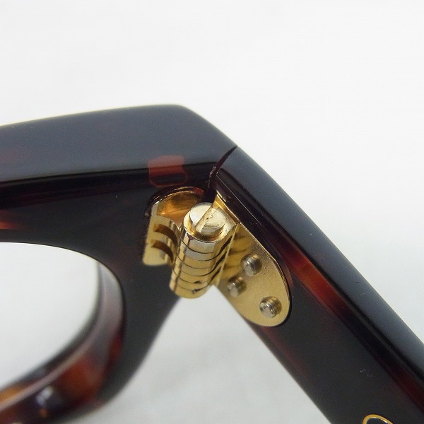実際に弊社で買取させて頂いたOLIVER GOLDSMITH/オリバーゴールドスミス VICE CONSUL-s Dark Tortoiseshell 眼鏡/メガネフレーム の画像 5枚目