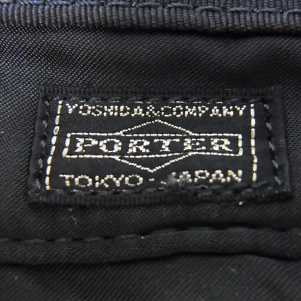 実際に弊社で買取させて頂いたHEAD PORTER/ヘッドポーター タンカー ハンドポーチ/ブラックの画像 5枚目
