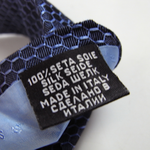 実際に弊社で買取させて頂いたHUGO BOSS/ヒューゴ ボス シルク ネクタイ 英国製/2点セットの画像 6枚目