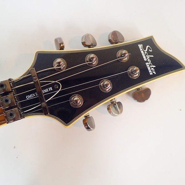 実際に弊社で買取させて頂いた★schecter/シェクター diamond series Omen Extreme FR ギター ケース付の画像 1枚目