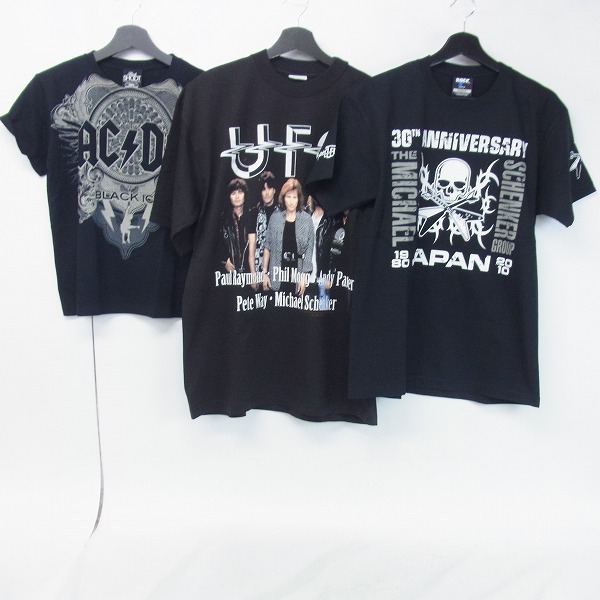 実際に弊社で買取させて頂いたAC/DC/LOUD PARK/UFO/マイケル・シェンカー バンドTシャツ 6点セットの画像 1枚目