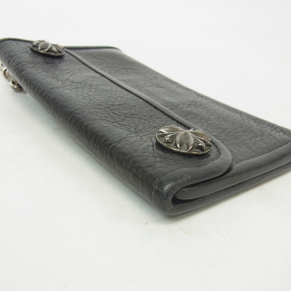 実際に弊社で買取させて頂いた【カスタム】TRAVIS WALKER ラージ3フォールドウォレット w/スカルキーチェーンの画像 3枚目