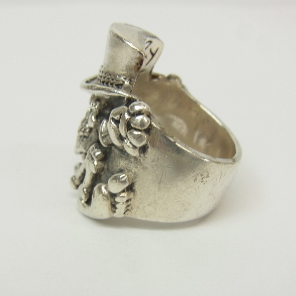 実際に弊社で買取させて頂いたCRAZY PIG DESIGNS/クレイジーピッグ CPD Mascot Skull/CPDマスコットスカル ＃628/20.5-21号の画像 2枚目