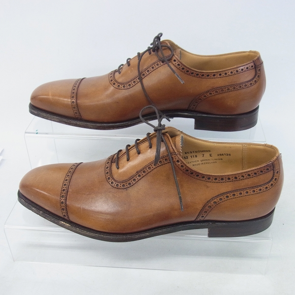 実際に弊社で買取させて頂いたCROCKETT&JONES/クロケット＆ジョーンズ Westbourne 5152-11B/ブラウン/7Eの画像 3枚目