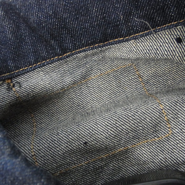 実際に弊社で買取させて頂いたSUGARCANE/シュガーケーン デニム ジャケット/Gジャン M11028 の画像 5枚目