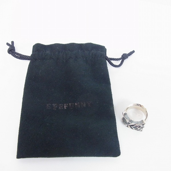 実際に弊社で買取させて頂いたEYEFUNNY/アイファニー シルバー製 ハートモチーフリング/9号の画像 6枚目