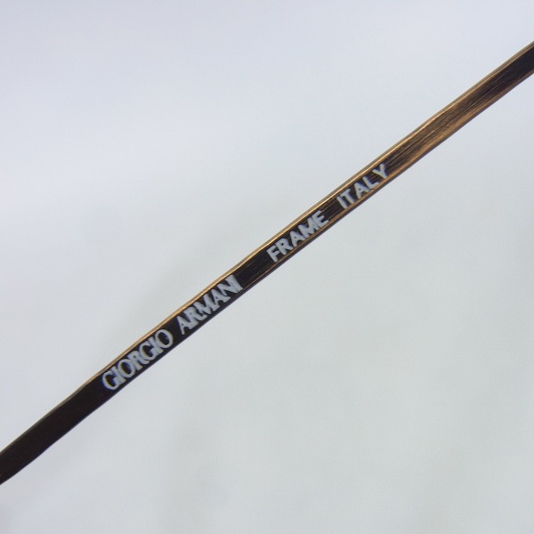 実際に弊社で買取させて頂いたGIORGIO ARMANI/ジョルジオアルマーニ メガネフレーム/ボストン型タイプの画像 4枚目