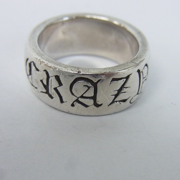 実際に弊社で買取させて頂いた【ギャラ付】CRAZY PIG/クレイジーピッグ Small Gothic CPD/スモール ゴシック CPD リング ＃736 12号の画像 1枚目