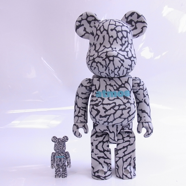 実際に弊社で買取させて頂いたBE@RBRICK x atmos 400％ Elephant エレファント アトモス 限定 ベアブリックの画像 1枚目