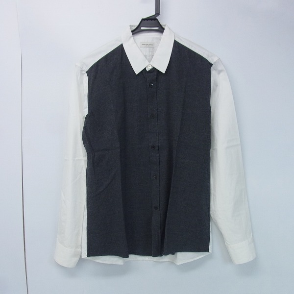 実際に弊社で買取させて頂いたDRIES VAN NOTEN/ドリスヴァンノッテン 切替シャツ/48