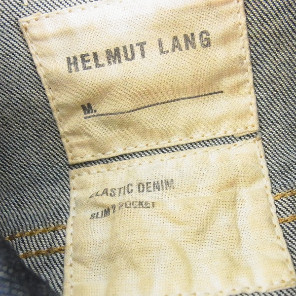 実際に弊社で買取させて頂いたHELMUT LANG/ヘルムートラング デニムジャケット/46の画像 2枚目