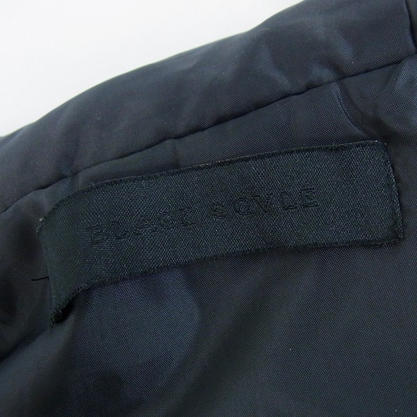 実際に弊社で買取させて頂いたBLACK SCALE/ブラックスケール ナイロン モッズコート/Lの画像 2枚目