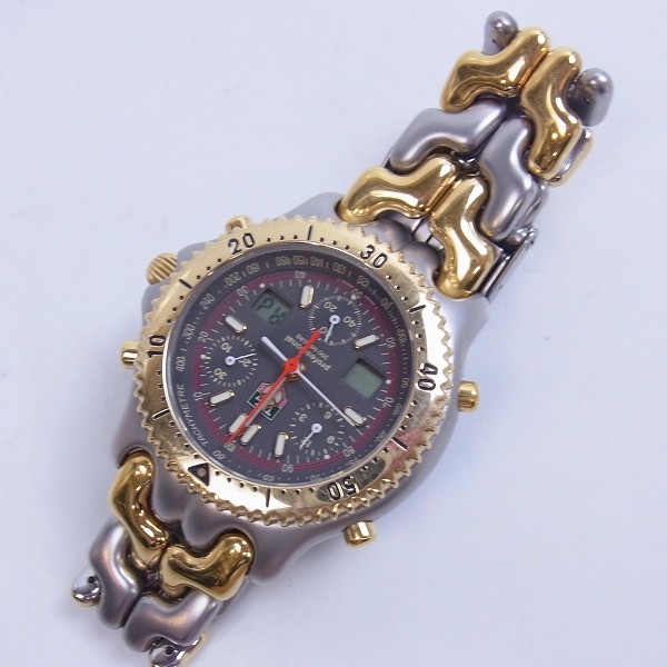 実際に弊社で買取させて頂いたTAG HEUER/タグホイヤー S/elシリーズ セナモデル メンズ S25.206M【動作未確認】の画像 6枚目