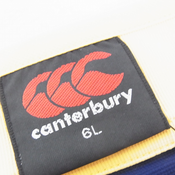実際に弊社で買取させて頂いた【未使用】CANTERBURY/カンタベリー TOYOTA PRACTICE PULLOVER プルオーバー R75520TY/6Lの画像 2枚目