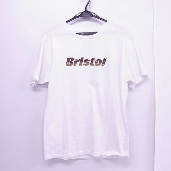 実際に弊社で買取させて頂いたF.C.Real Bristol./FCレアルブリストル 半袖 Tシャツ ロゴ カモフラ FCRB-178066/M