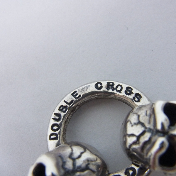 実際に弊社で買取させて頂いた【ギャラ付】TRAVIS WALKER/トラヴィスワーカー LTD 2スカル スムースリンク　ブレスレットの画像 3枚目