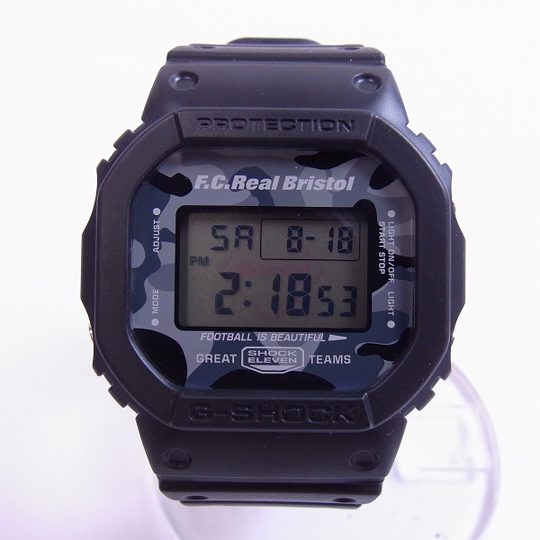 実際に弊社で買取させて頂いたG-SHOCK/Gショック F.C.Real Bristol/FCRB コラボウォッチ カモフラ柄 DW-5600VTの画像 1枚目