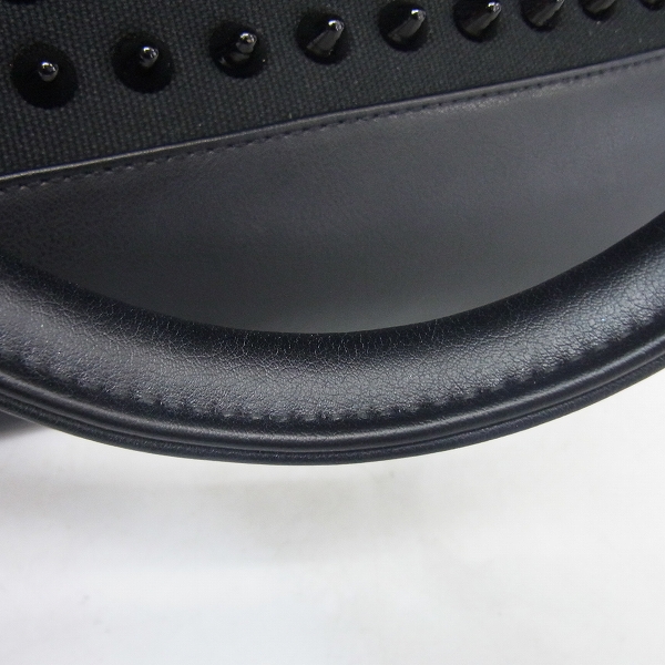 実際に弊社で買取させて頂いたDEALDESIGN/ディールデザイン スタッズ トートバック　ブラックの画像 8枚目