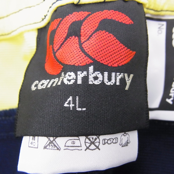 実際に弊社で買取させて頂いた【未使用】CANTERBURY/カンタベリー TOYOTA PRACTICE PANTS パンツ R16510TY/4Lの画像 2枚目