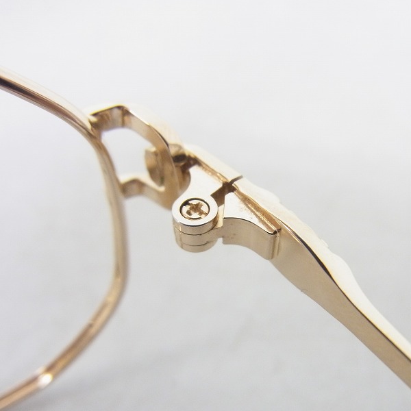 実際に弊社で買取させて頂いたceline/セリーヌ メガネフレーム/眼鏡/アイウェア 12KGF Ti-C/CG8541の画像 5枚目