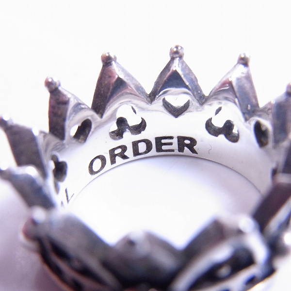 実際に弊社で買取させて頂いたRoyal Order/ロイヤルオーダー オフィーリアクラウンリング 10.5号の画像 4枚目