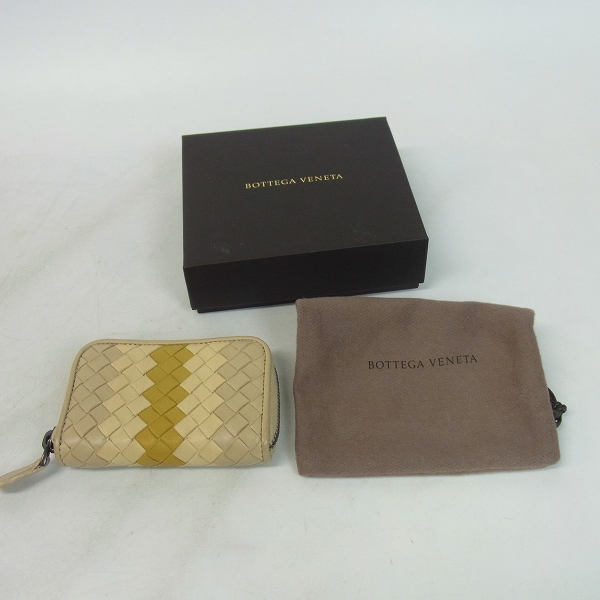 実際に弊社で買取させて頂いたBOTTEGA VENETA/ボッテガヴェネタ イントレチャート コインケースの画像 7枚目