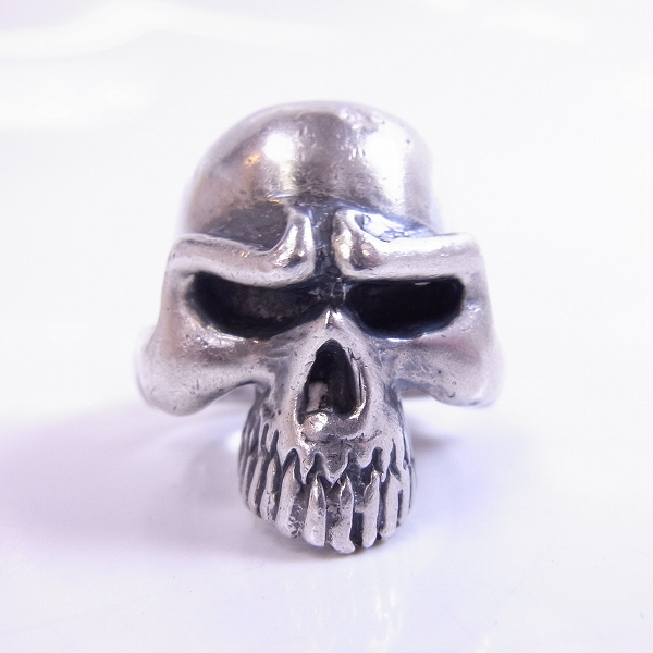 実際に弊社で買取させて頂いたTHIRTEEN DESIGNS/サーティーンデザインズ MAD SKULL RING/マッドスカル リング 26号の画像 1枚目