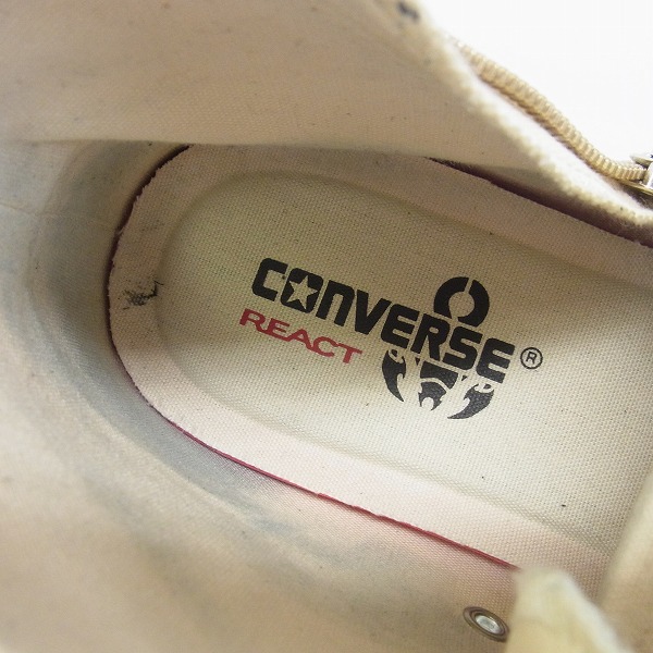 実際に弊社で買取させて頂いたSOPHNET. ×CONVERSE/ソフネット×コンバース REACT 100周年記念 オールスターハイ ジップアップ SOPH-180183/28.0の画像 4枚目