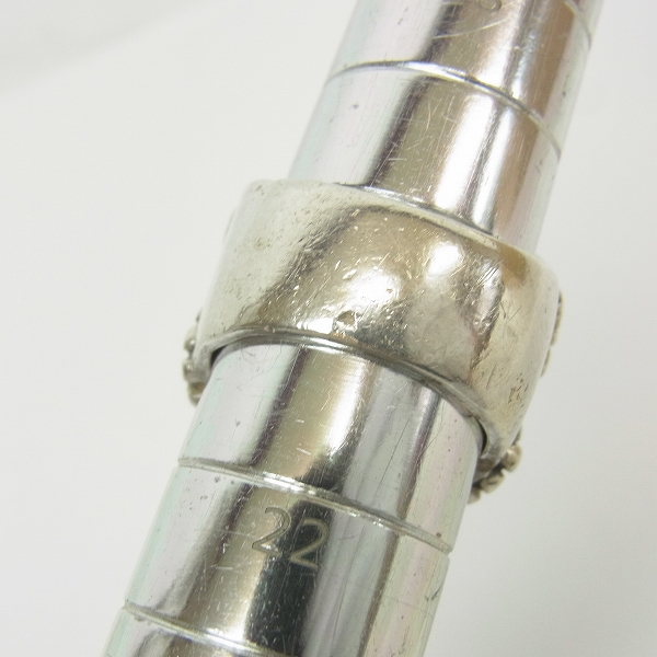 実際に弊社で買取させて頂いたCRAZY PIG DESIGNS/クレイジーピッグ CPD Mascot Skull/CPDマスコットスカル ＃628/20.5-21号の画像 8枚目